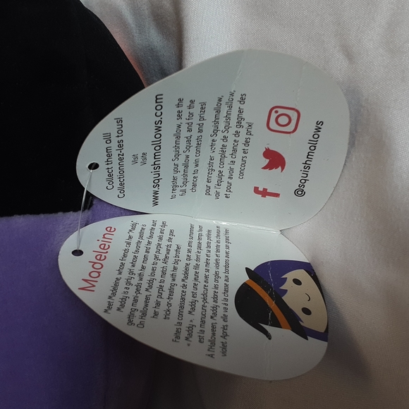 8" Squishmallows - Madeleine the witch, New with tags - Picture 4 of 4